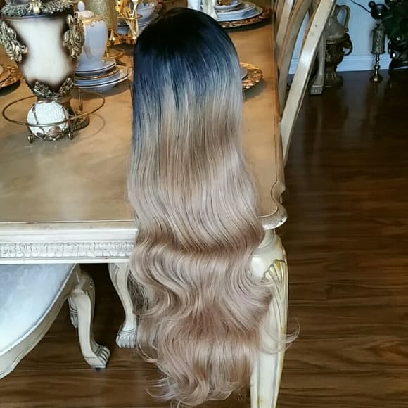 Ombre Golden Blonde Lace Front Wig 26-30 inches! - Thumbnail 5