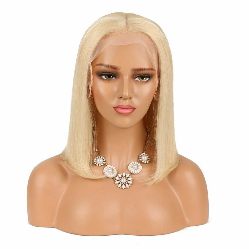 Blonde Glueless Preplucked LaceFront Wig - Thumbnail 4