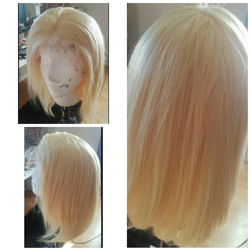 Blonde Glueless Preplucked LaceFront Wig - Thumbnail 7