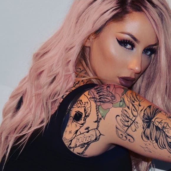 Ombre Pink Beauty Lace Front Wig - Thumbnail 2