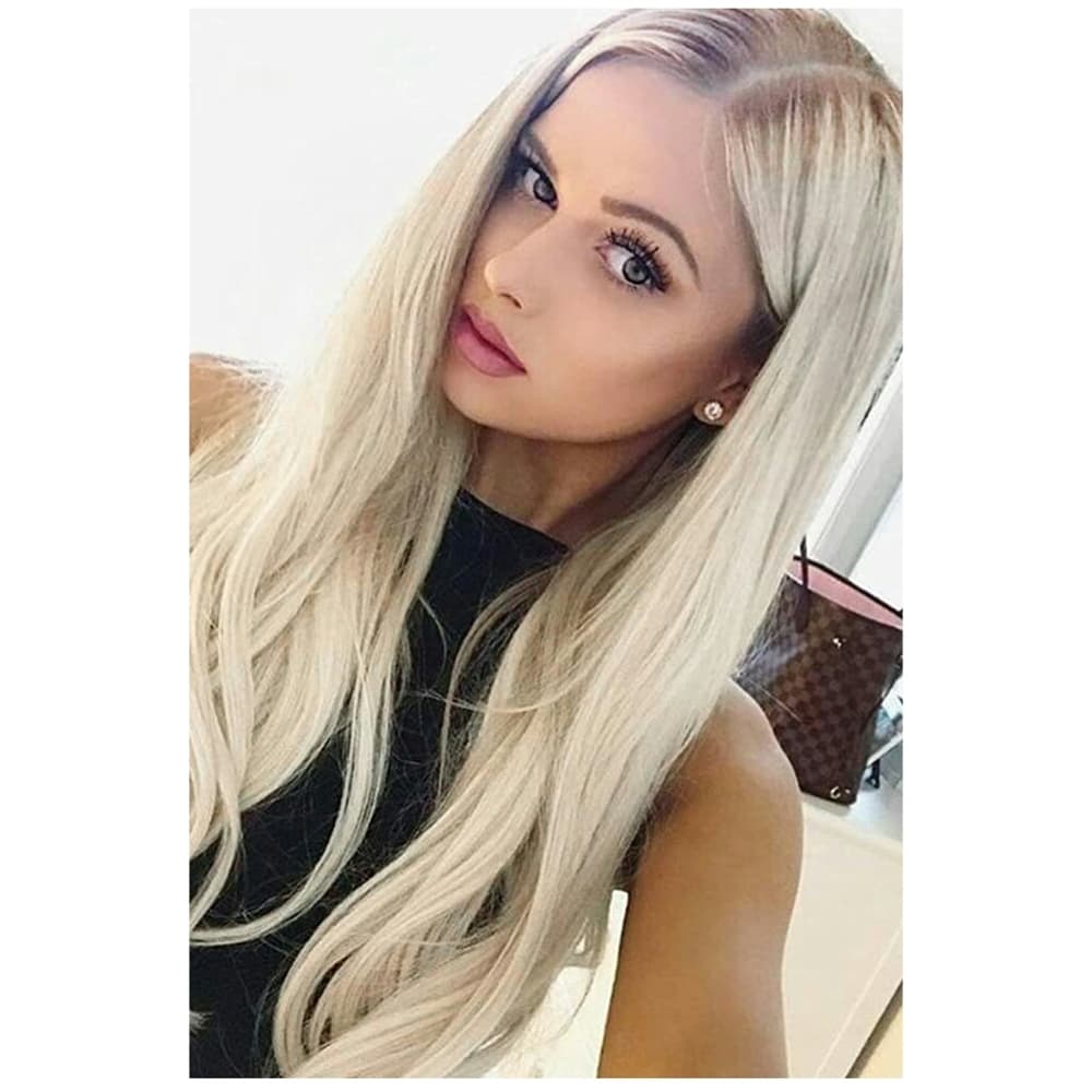 Ombre Blonde Lace Front Wig - Thumbnail 6