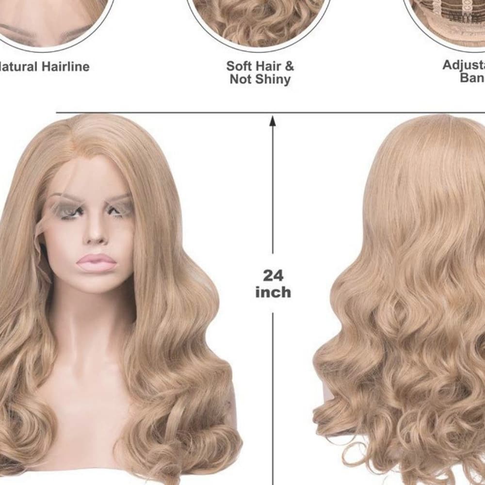 Dark Blonde Beauty Lace Front Wig - Thumbnail 4
