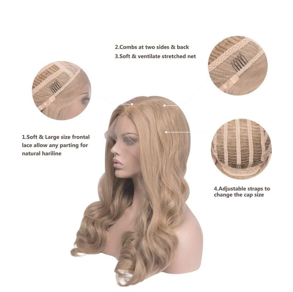Dark Blonde Beauty Lace Front Wig - Thumbnail 2
