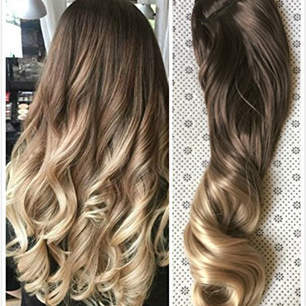 Ombre Blonde Full Head clip in Extension - Thumbnail 5