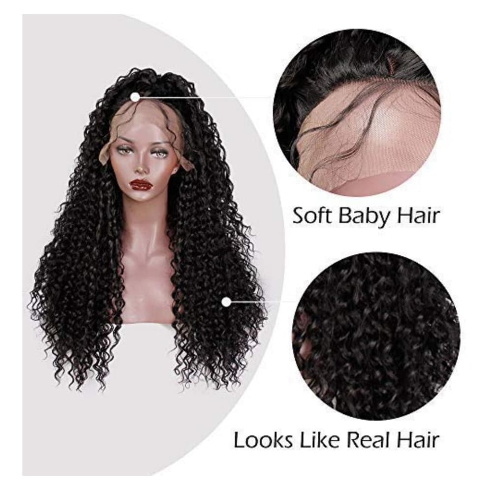 Curly Lace Front Wig 22-26 inches - Thumbnail 5