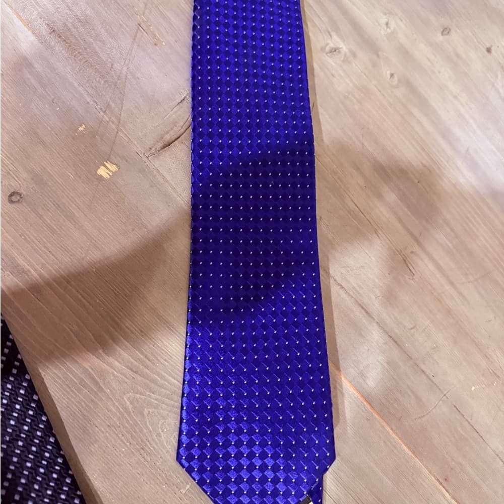 Donald trump collection Elegant Blue Men's Tie - Thumbnail 2
