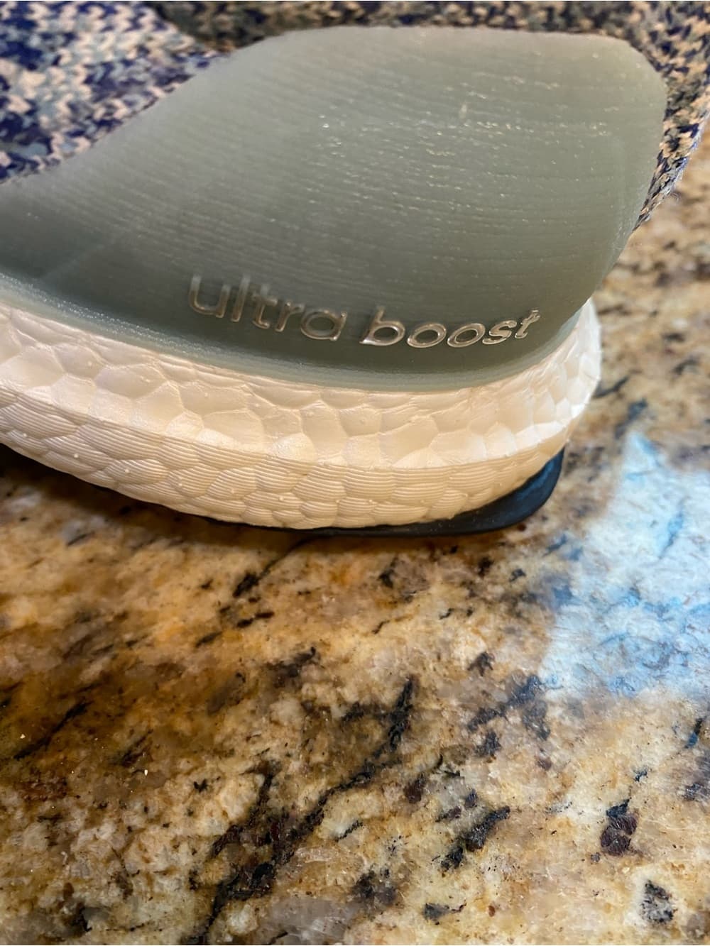 adidas Ultraboost Knit Sock Sneakers - Light Blue and White - Thumbnail 3