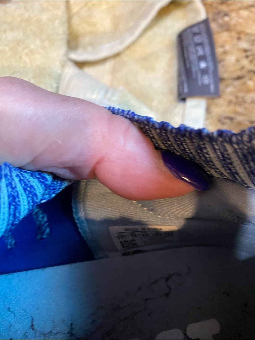 adidas Ultraboost Knit Sock Sneakers - Light Blue and White - Thumbnail 6