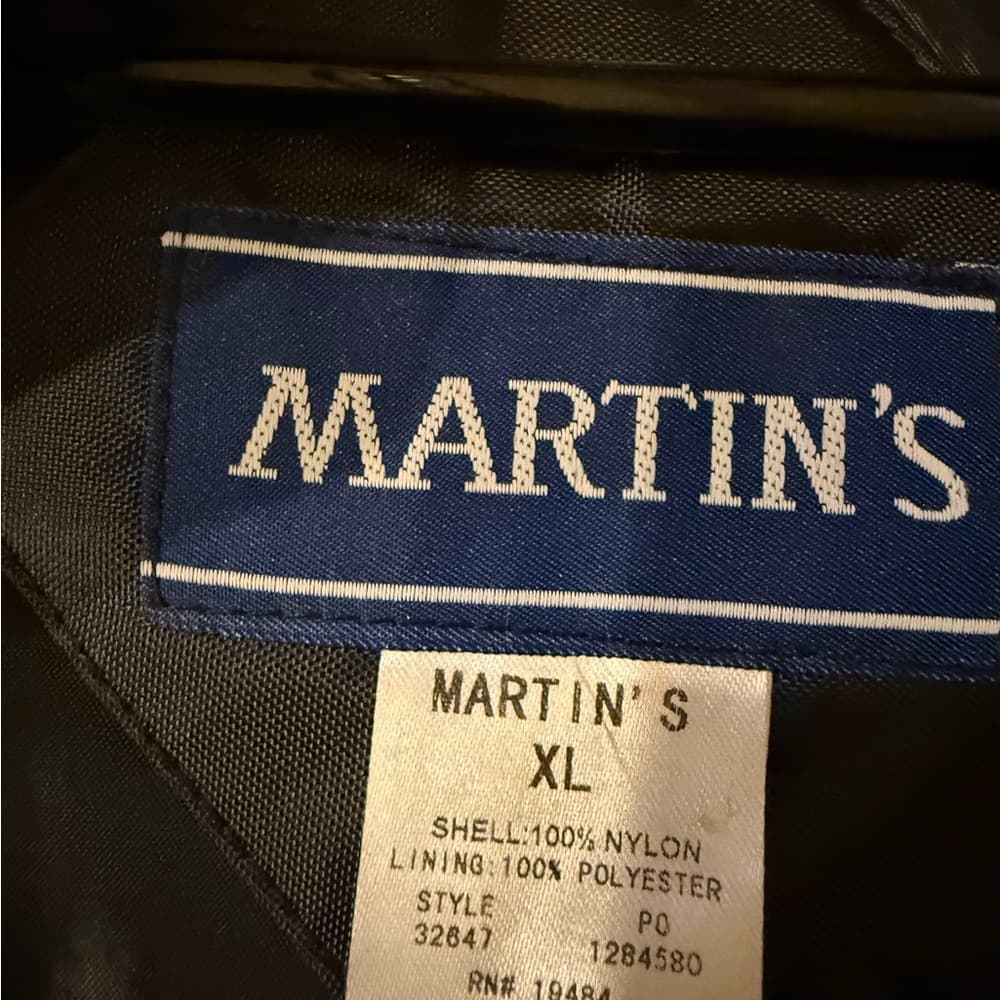 Martin’s vintage Jefferson lines bus driver navy blue jacket XL - Thumbnail 2