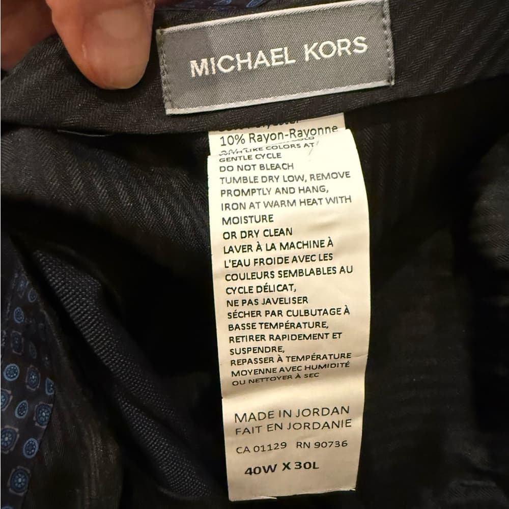 Michael Kors black dress pants 40x30 - Thumbnail 2