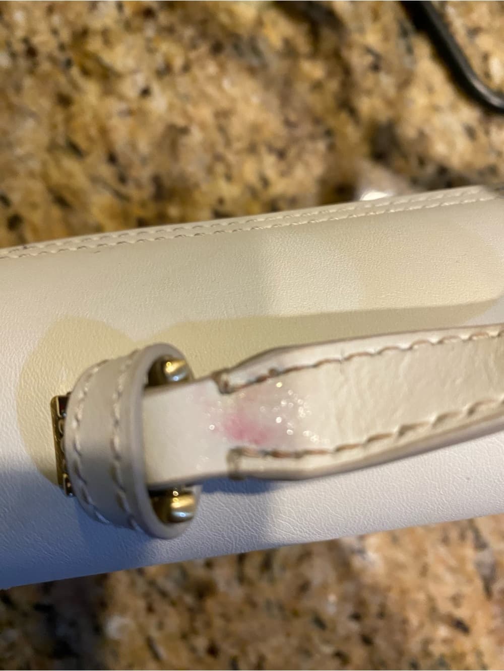 ZAC Zac Posen Cream Leather Shoulder Bag with Gold Hardware - Thumbnail 2