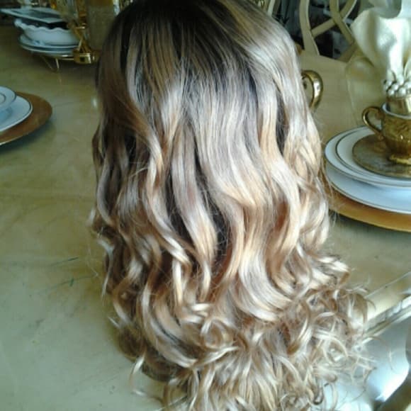 Beautiful Curly Indian Remy Wig #2/27 16 inches - Thumbnail 2