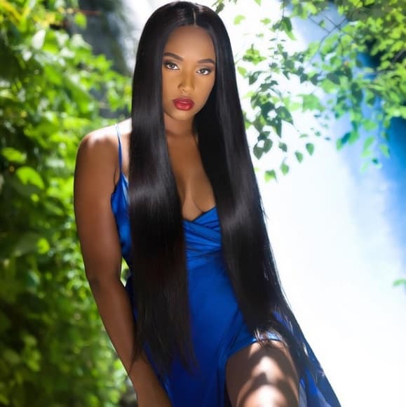 Virgin Mink Remy Human Hair Wig 30 inches - Thumbnail 2