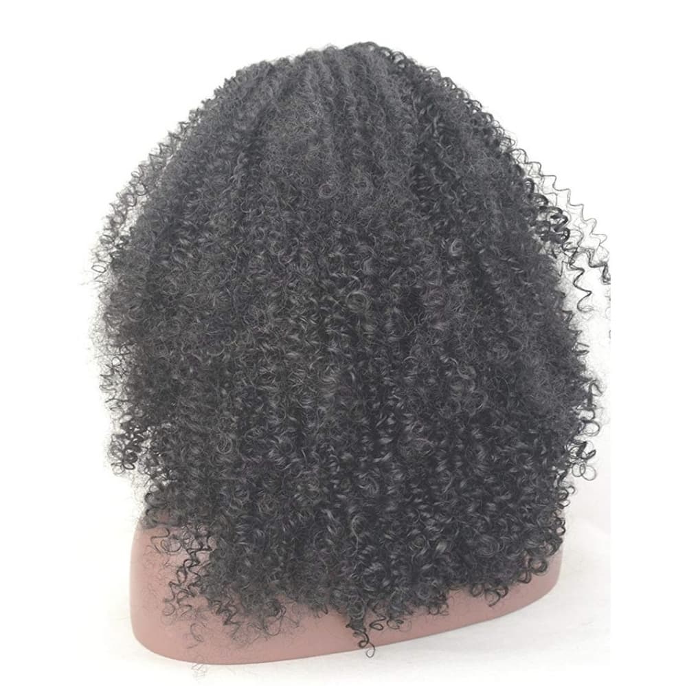Afro Kinky Curly clip Lace Front Wig - Thumbnail 3