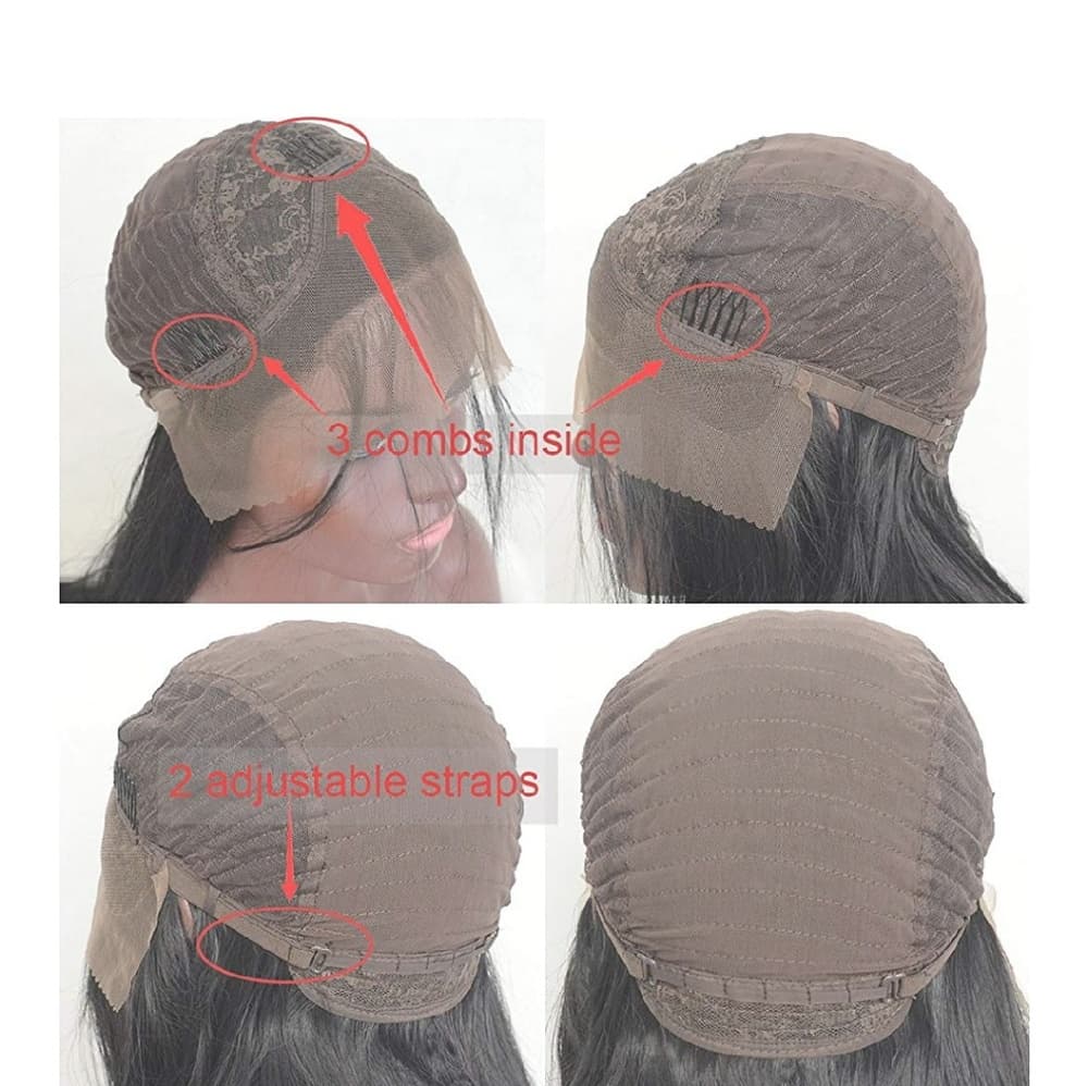 Afro Kinky Curly clip Lace Front Wig - Thumbnail 4