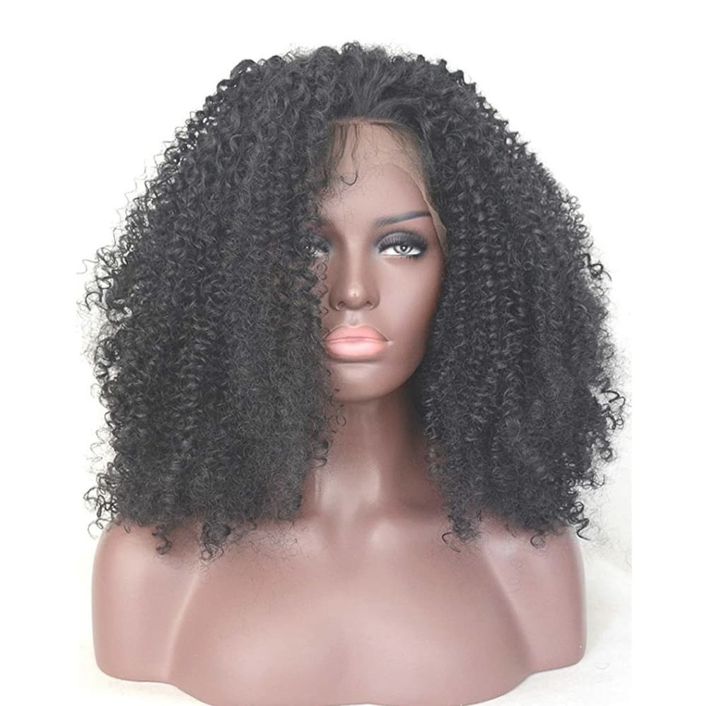 Afro Kinky Curly clip Lace Front Wig
