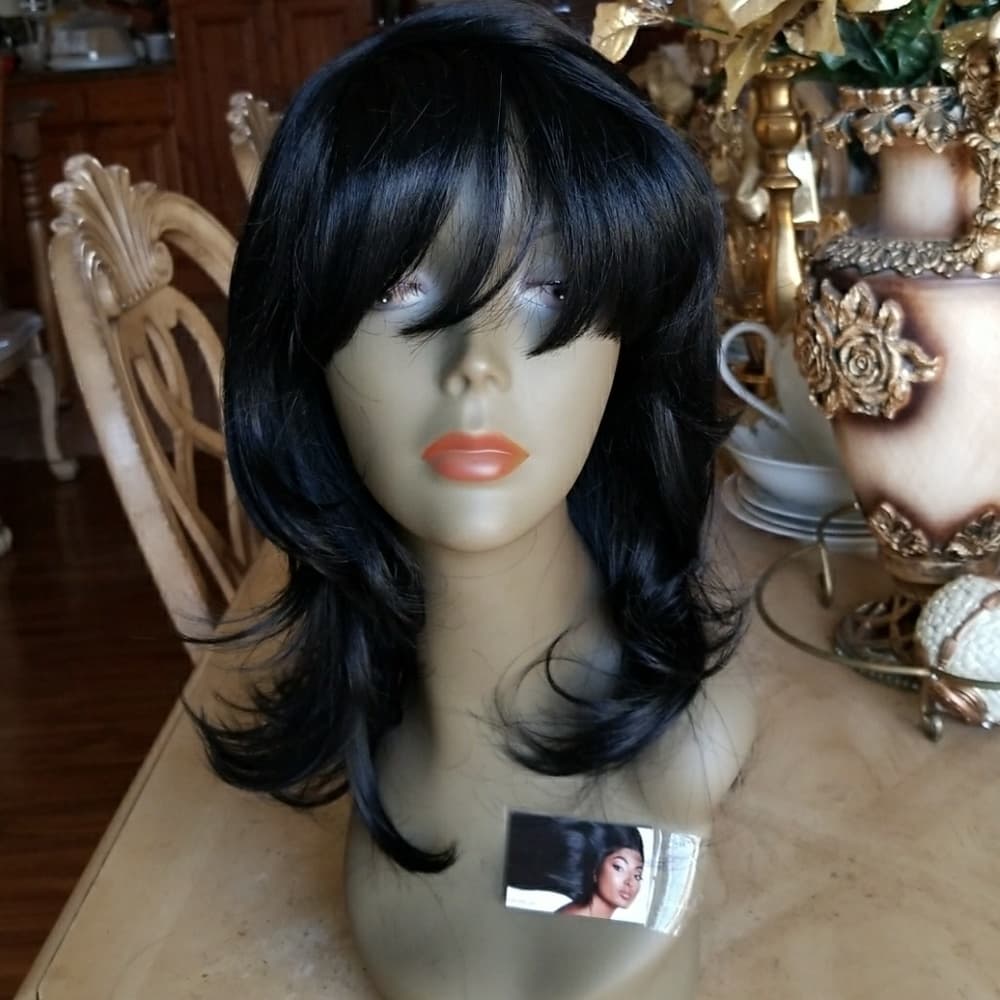 Black Max Volume Beauty Wig - Thumbnail 6