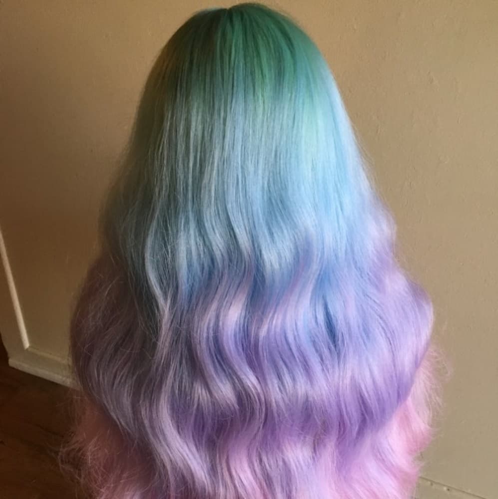 Rainbow Beauty Lace Front Wig - Thumbnail 4