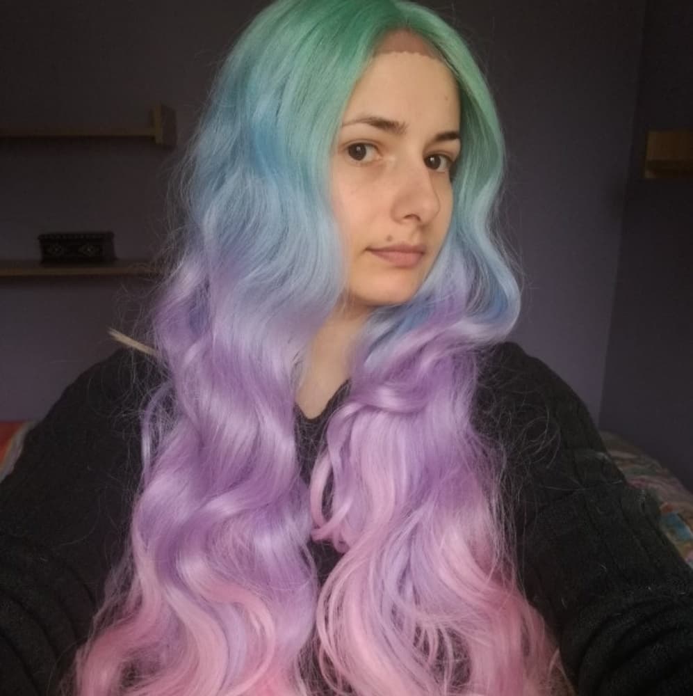 Rainbow Beauty Lace Front Wig - Thumbnail 3