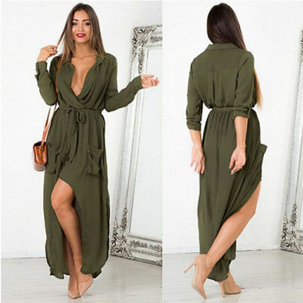 Beautiful Chiffon Dress - Thumbnail 2