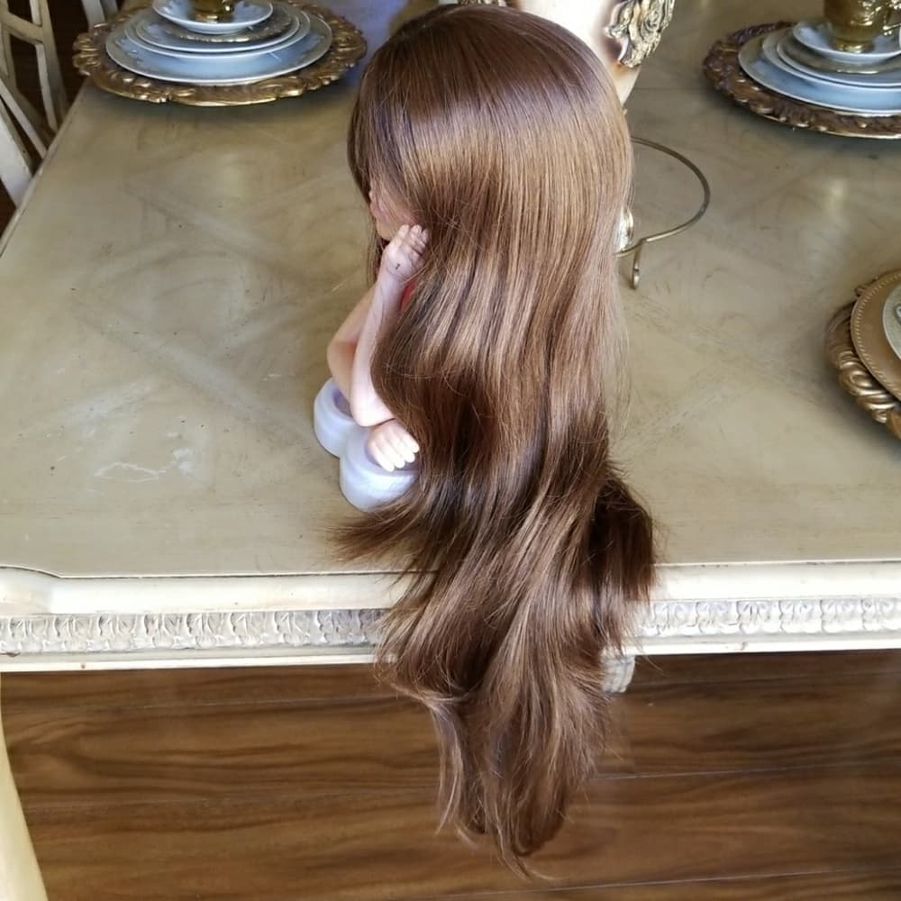 Brown Waves Beauty Wig - Thumbnail 4