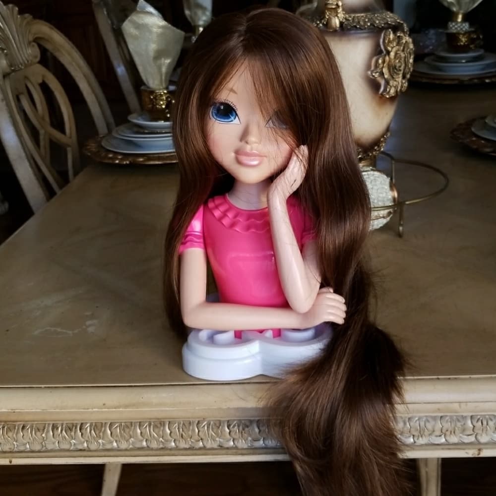 Brown Waves Beauty Wig - Thumbnail 5