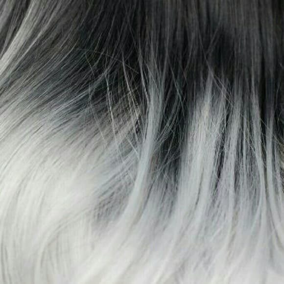 Cute Black Ombre Bob Wig