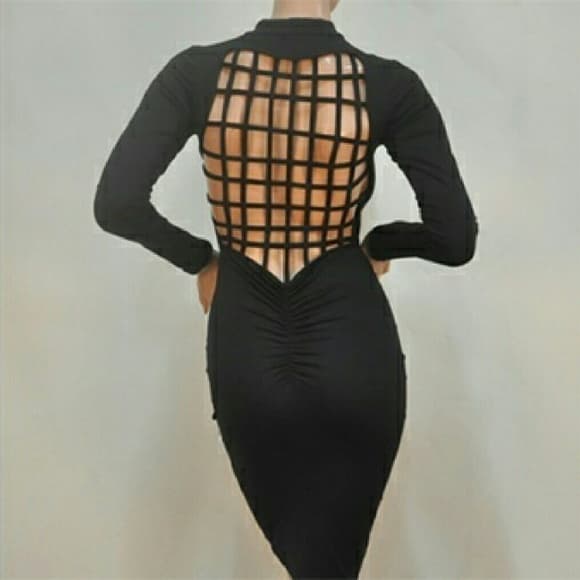 Sexy Backless Dress - Thumbnail 2