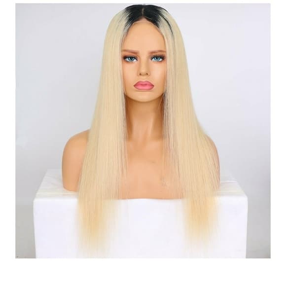 Dark Root Blonde LaceFront Wig 16 inches!! - Thumbnail 7