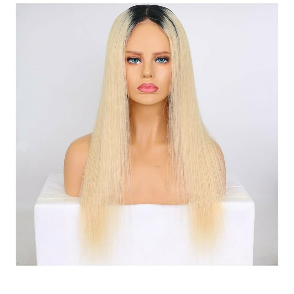 Dark Root Blonde LaceFront Wig 16 inches!! - Thumbnail 6