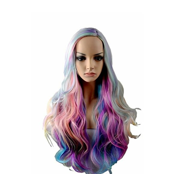 Rainbow Beauty Wig - Thumbnail 6