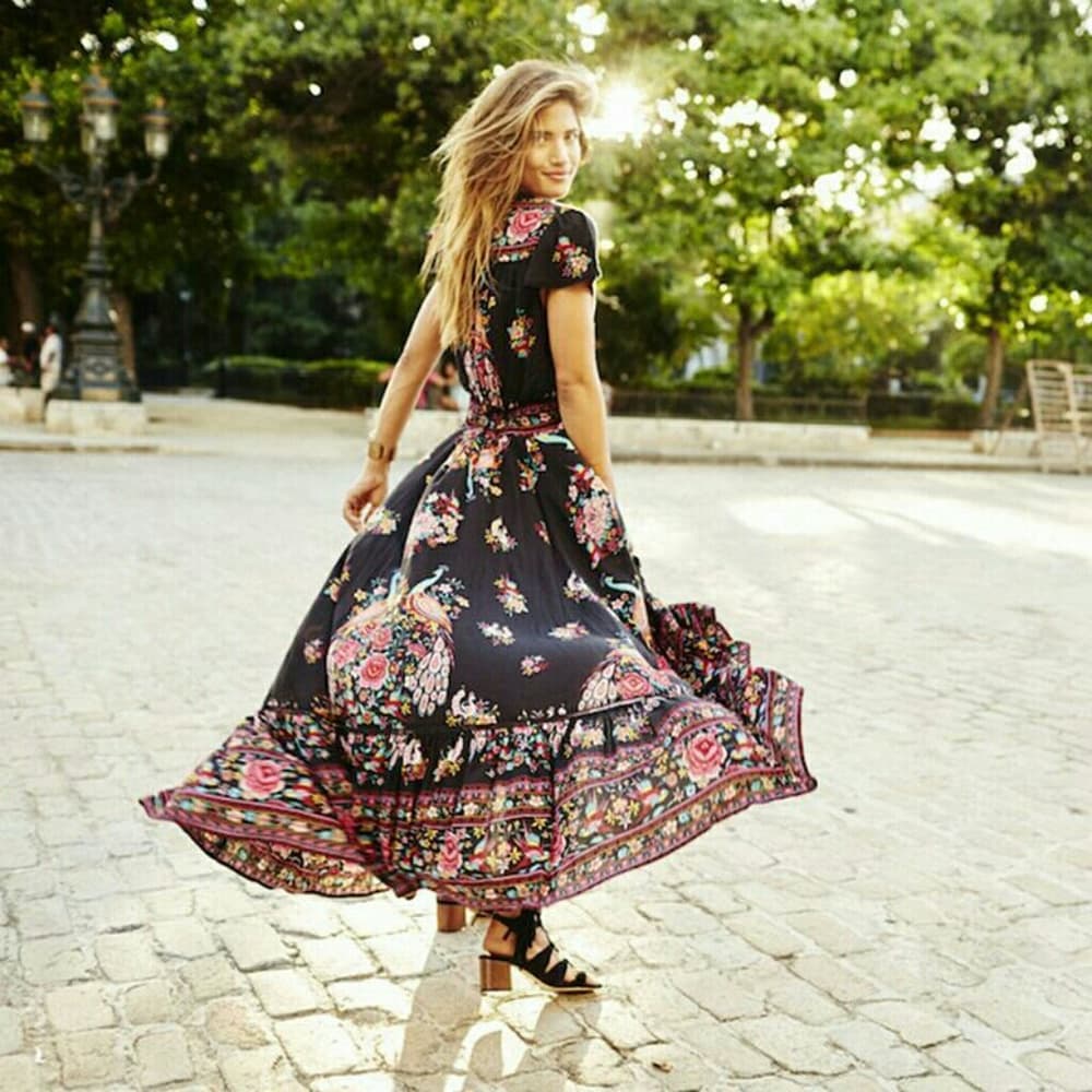Vintage Boho Beauty Dress - Thumbnail 3