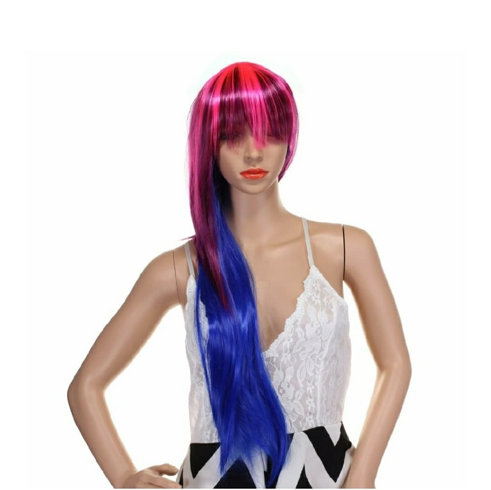 Pink Blue Wig