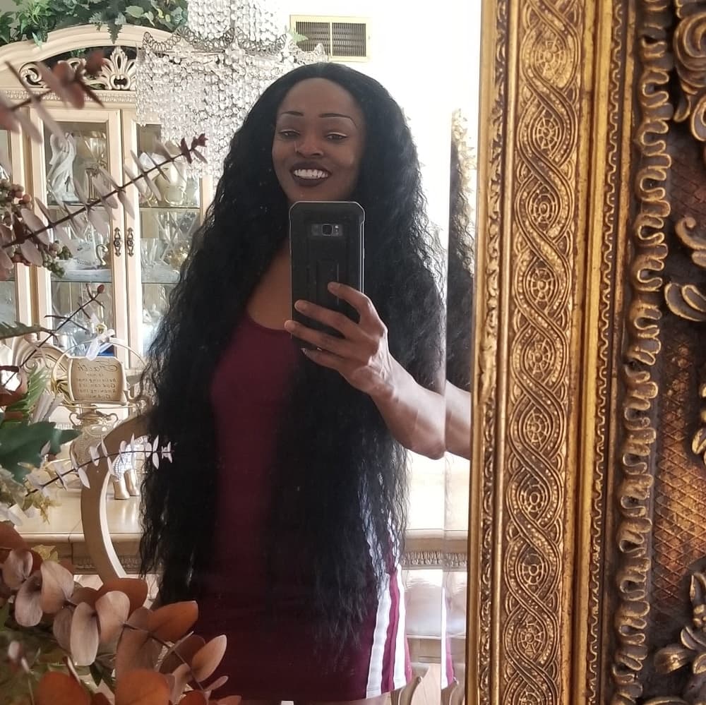 Long Wavy Lace Front Wig - Thumbnail 2
