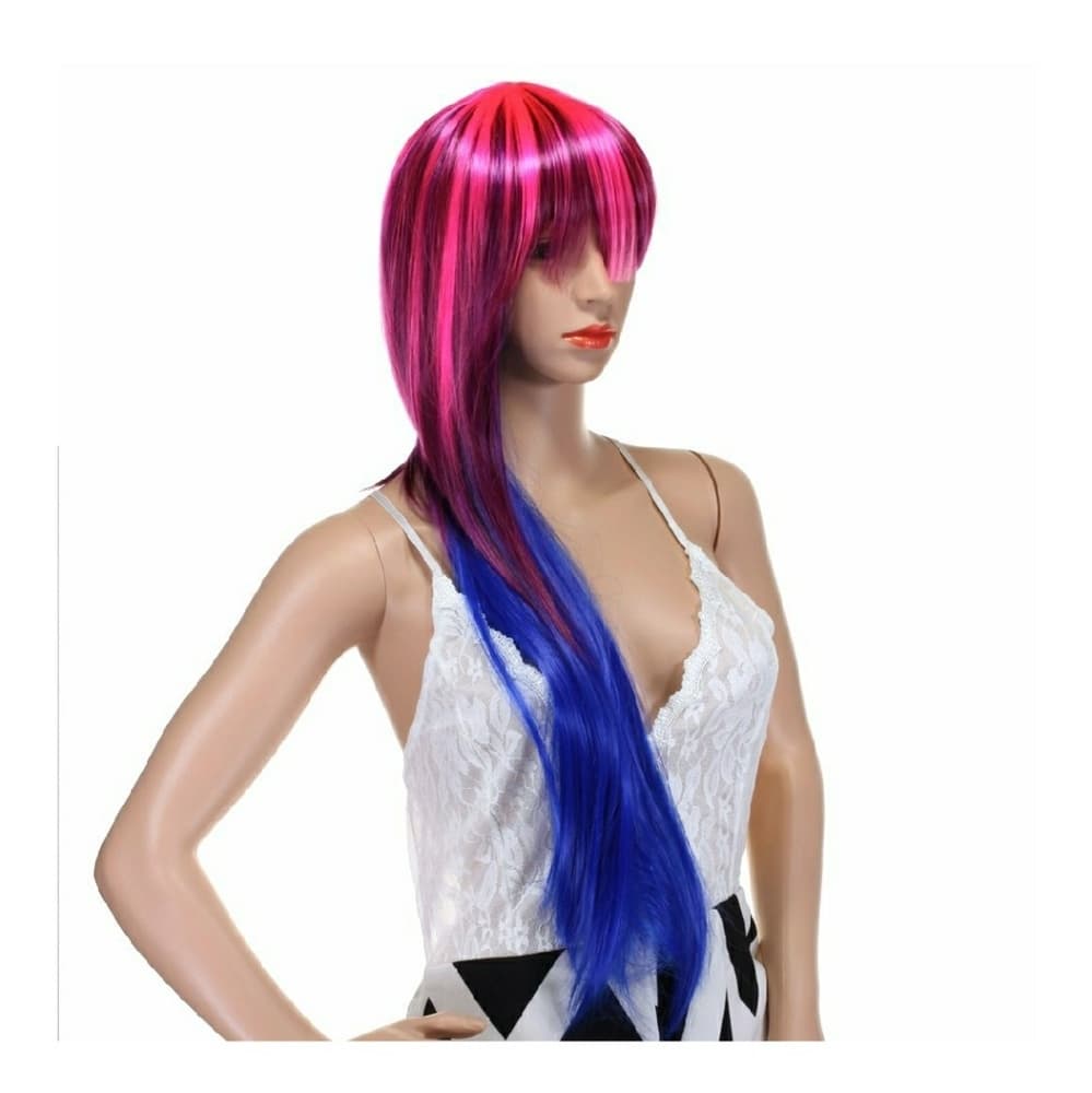 Pink Blue Wig - Thumbnail 3
