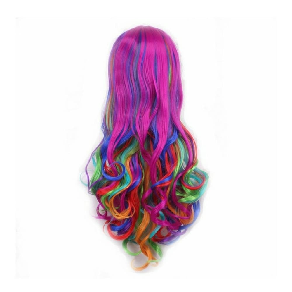 Rainbow Beauty Long Curly Wig - Thumbnail 2