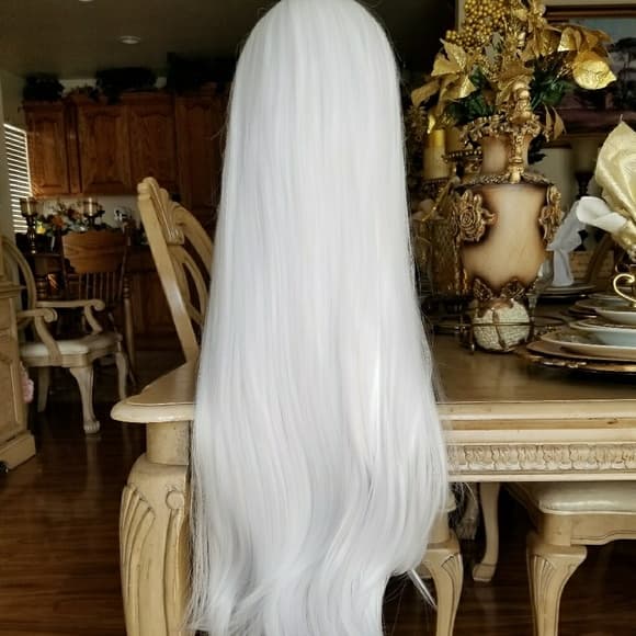 White Beauty Lace Front Wig - Thumbnail 5