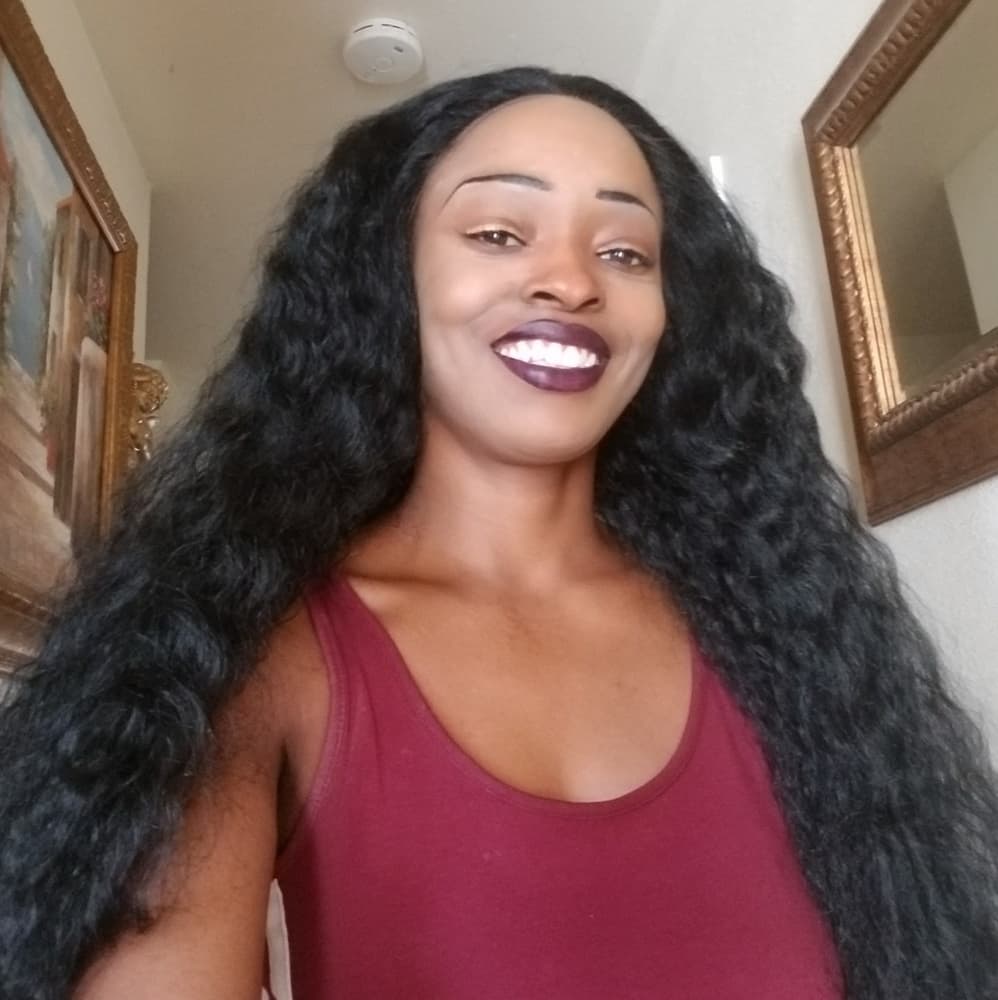 Long Wavy Lace Front Wig - Thumbnail 4