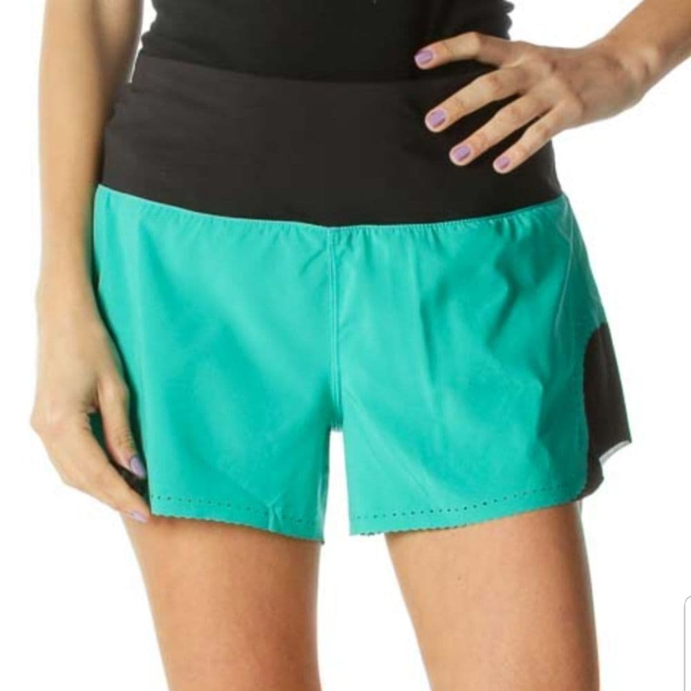 lululemon athletica Teal and Black Athletic Shorts - Thumbnail 12