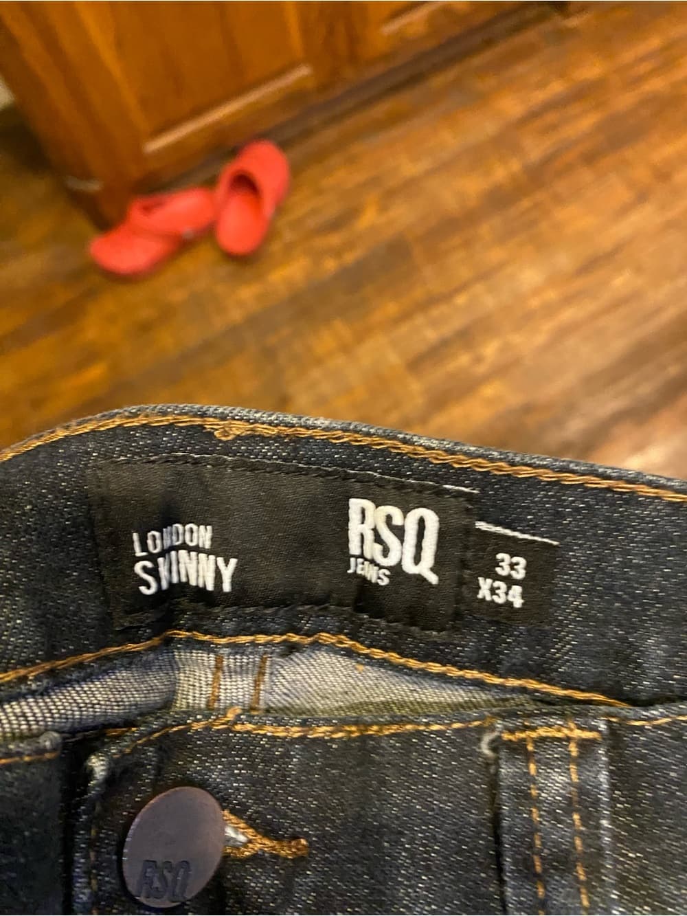 e RSQ Jeans New York Slim Straight men's denim jeans - Thumbnail 2