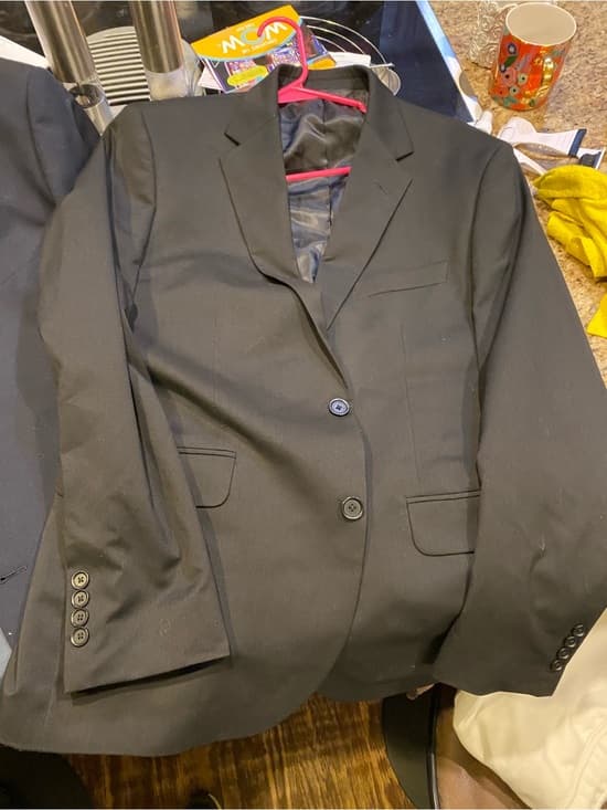 Dockers Black Suit Blazer - Classic Two-Button - Thumbnail 3