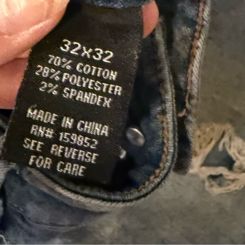 Smoke & ash distressed jeans 32x32 - Thumbnail 3
