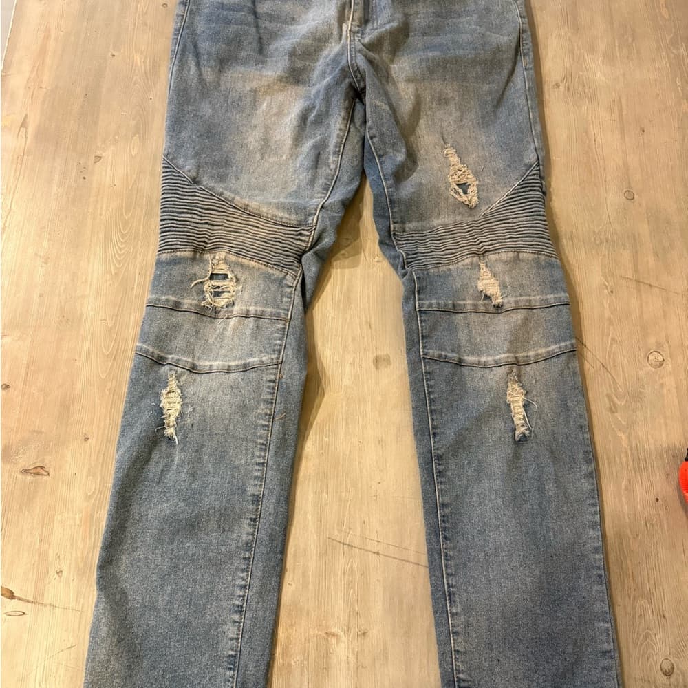 Smoke & ash distressed jeans 32x32 - Thumbnail 4