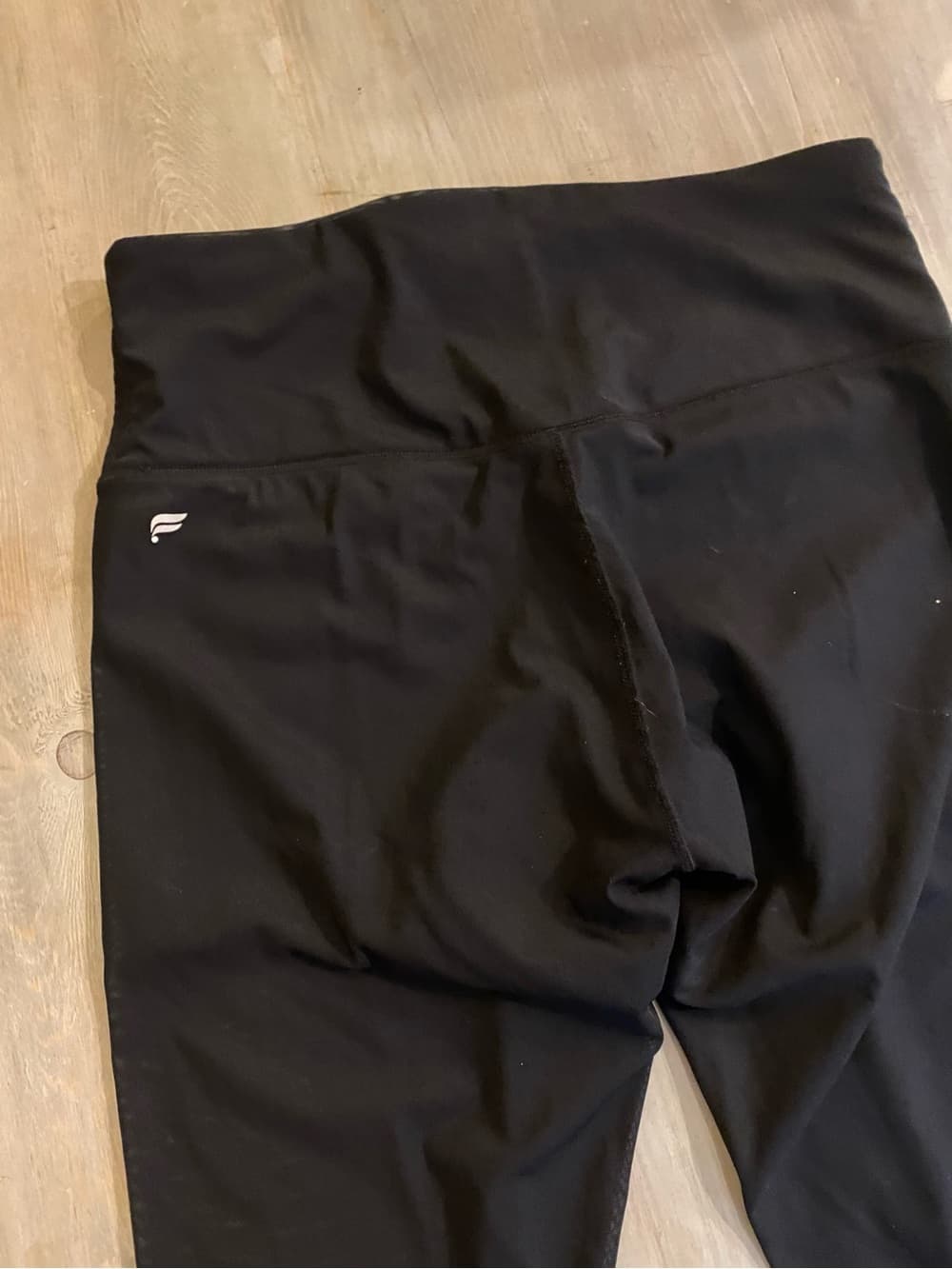 Fabletics Define PowerHold® High-Waisted Legging with sheer legs sz 6 - Thumbnail 2