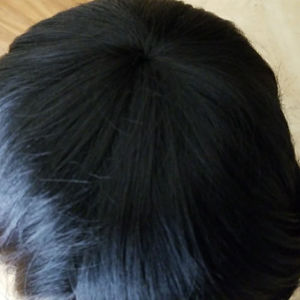 Black Layered Bob Wig - Thumbnail 6