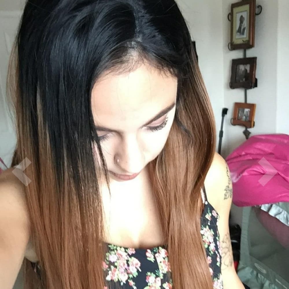 Ombre Brown Lacefront Wig 32 inches!!