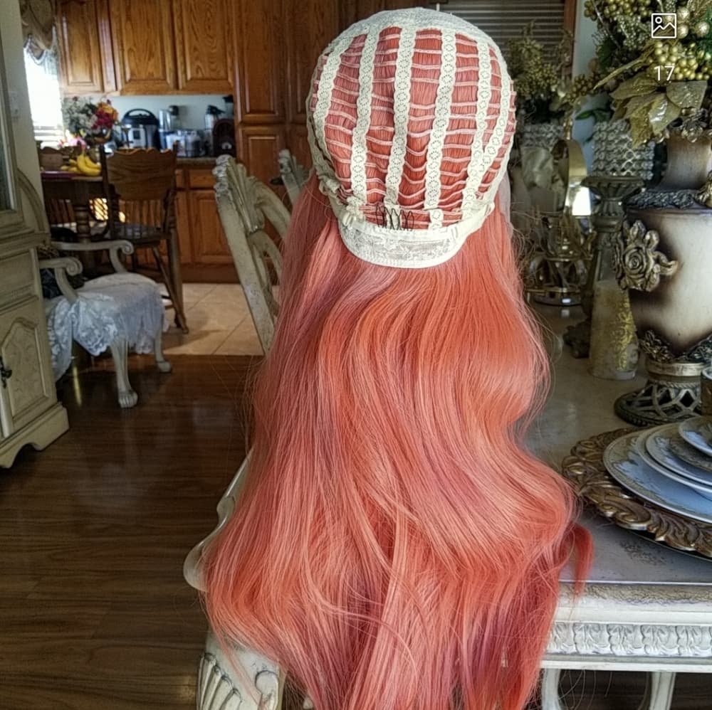 Orange Beauty Lace Front Wig - Thumbnail 6