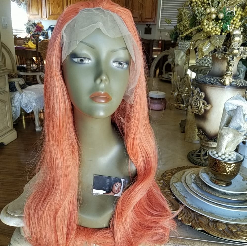 Orange Beauty Lace Front Wig - Thumbnail 9