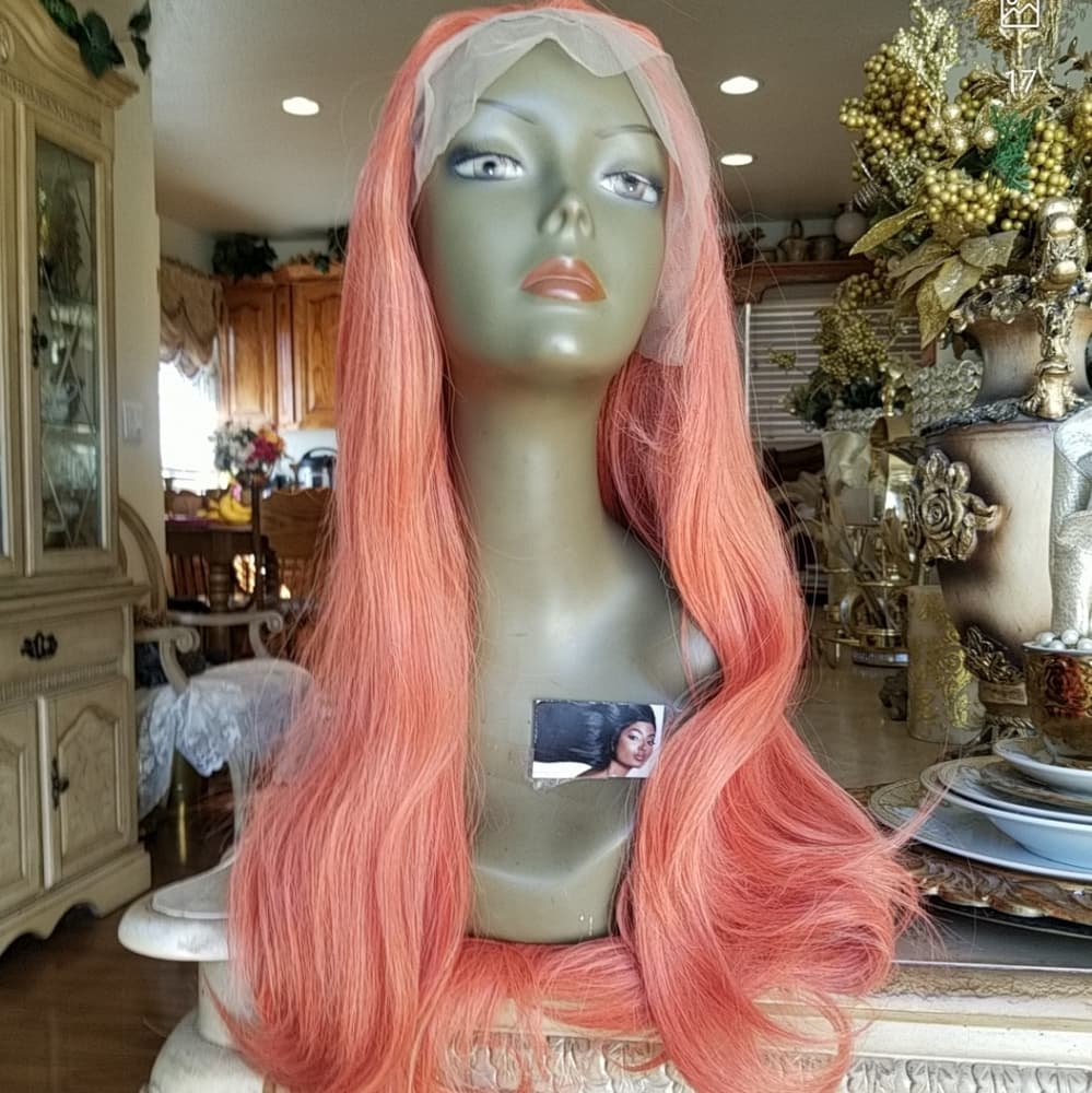 Orange Beauty Lace Front Wig - Thumbnail 7