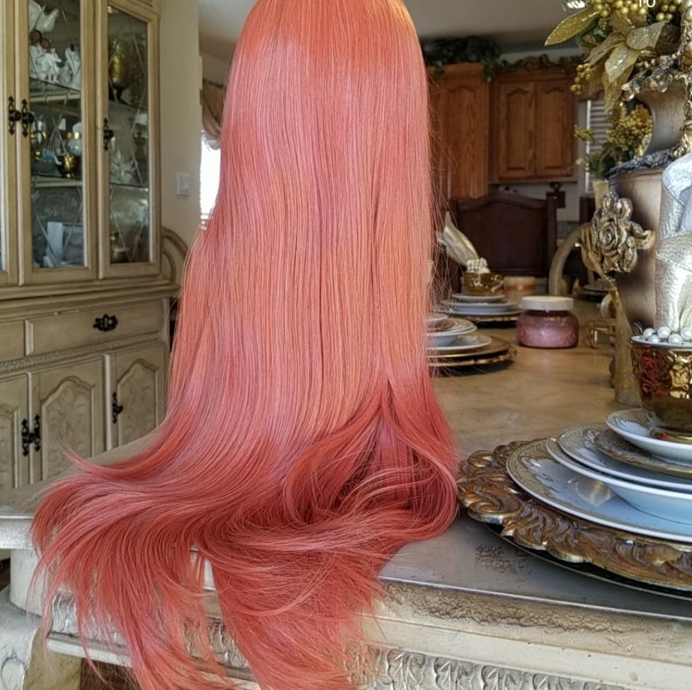 Orange Beauty Lace Front Wig - Thumbnail 5